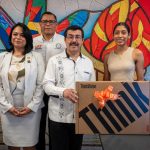 Entrega rector equipamiento en la Facultad de Ciencias de la Educación y Humanidades